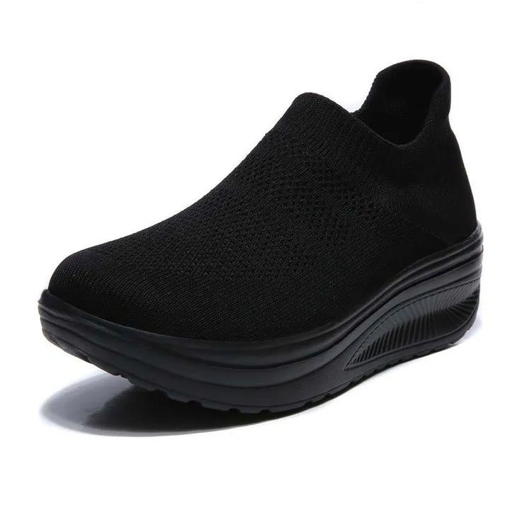 Vulcanized Thick Sole Slip-On Sneakers