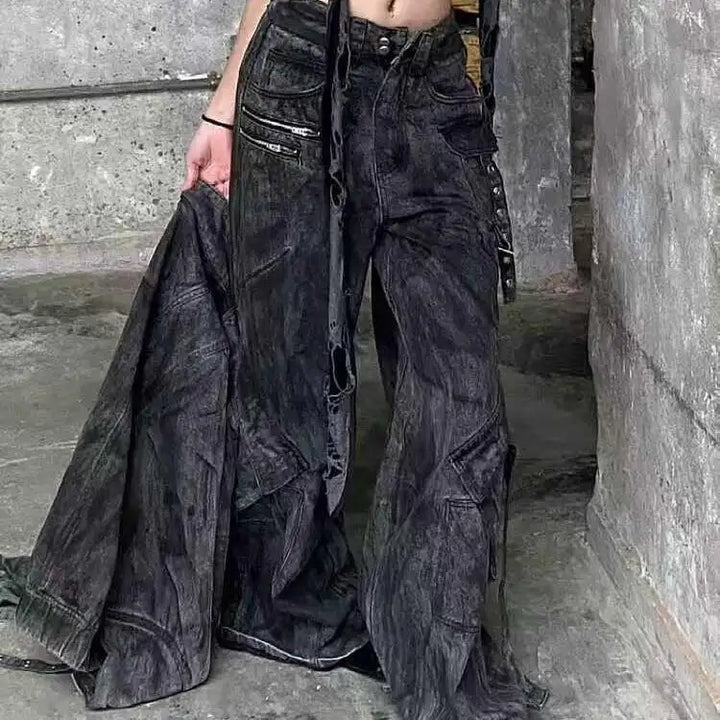 American High Street Punk Chic Jeans