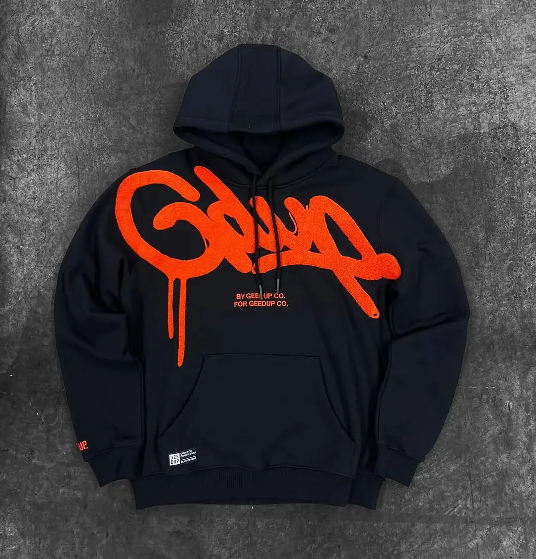 Vintage GEEDUP Y2K Oversized Hoodies