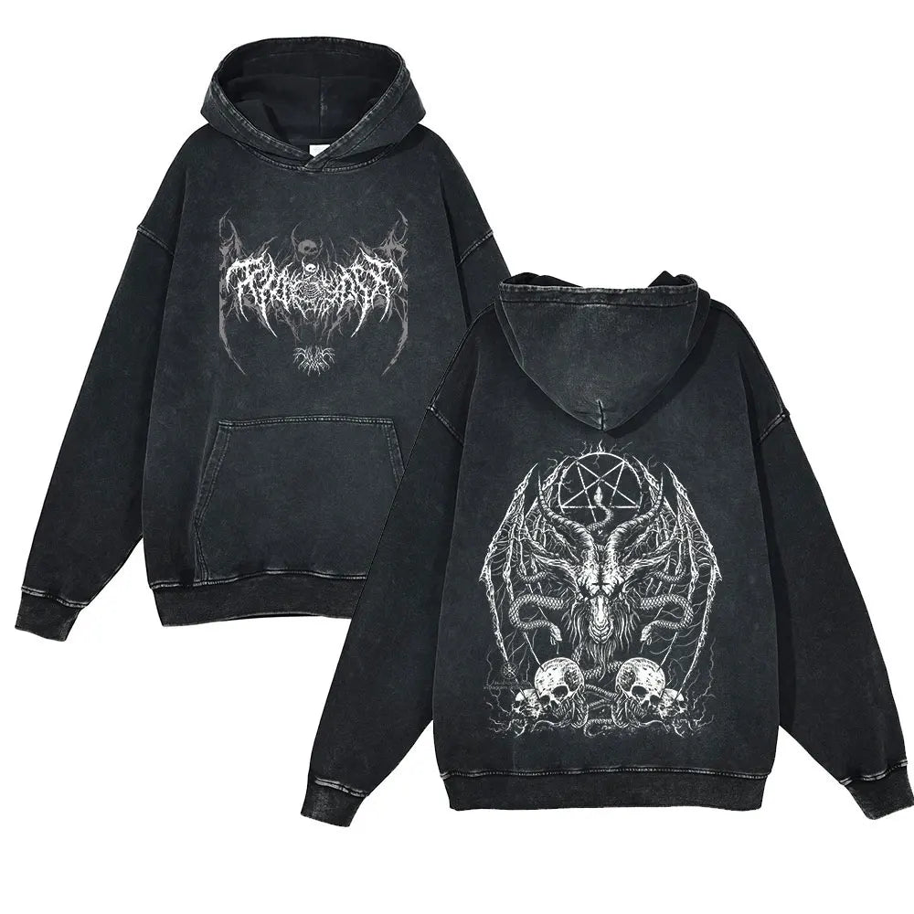 Harajuku Double Printed Hoodies