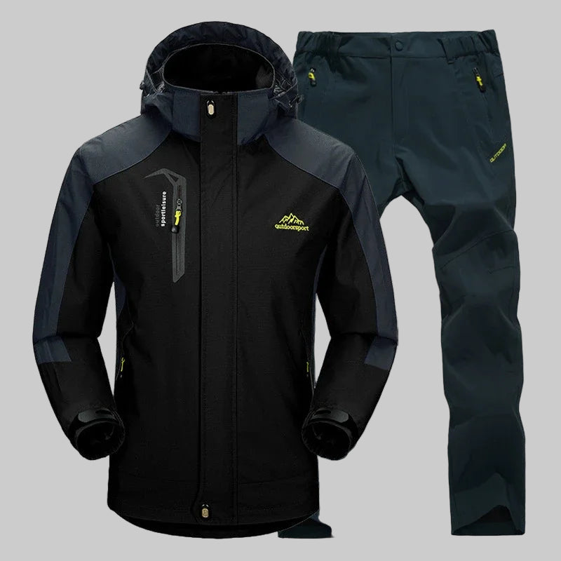 HIKNBEAR ™| Thermal Waterproof Hooded Hiking Suit.