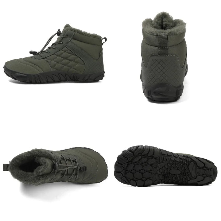Unisex Winter Barefoot Wide Toebox Hiking Boots