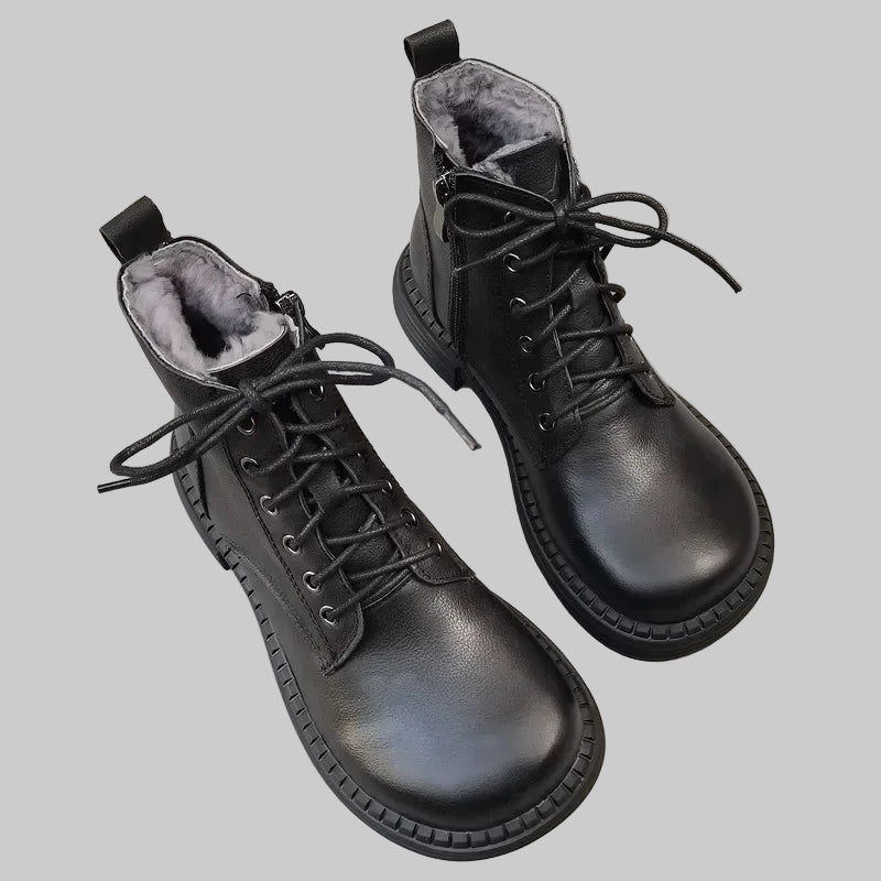 Genuine Leather Pure Handmade Unisex Winter Boots