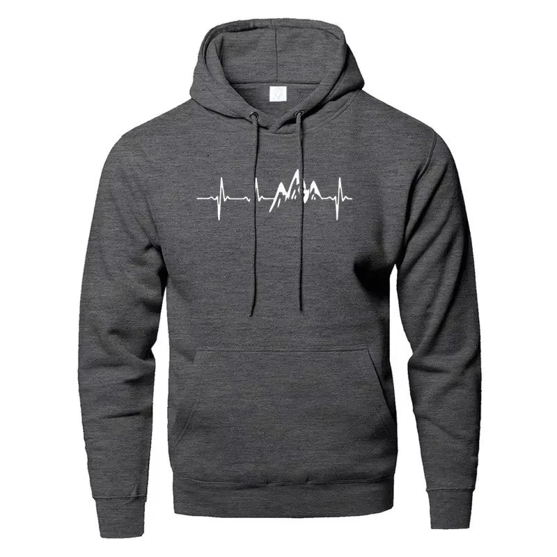 Mountain Heartbeat Unisex Hoodies
