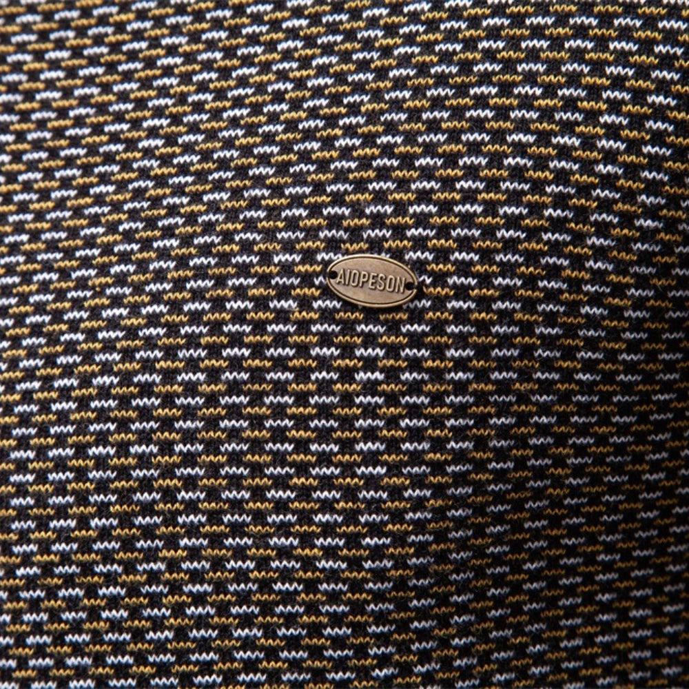 Thickened Cotton Blend Mock Neck Sweater