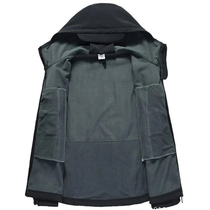Tactical Soft-Shell Hooded Waterproof Military Jacket