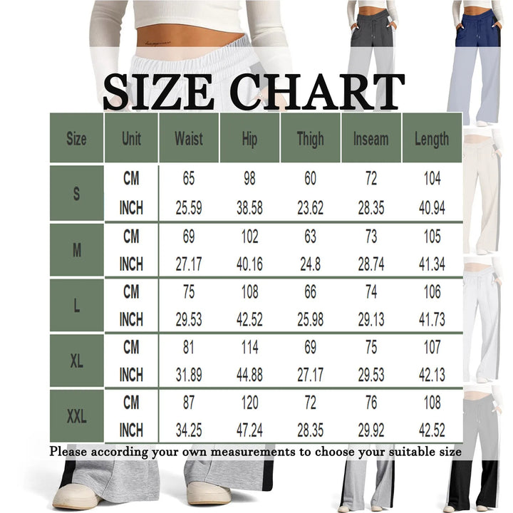 Classic Wide-Leg Sports Joggers