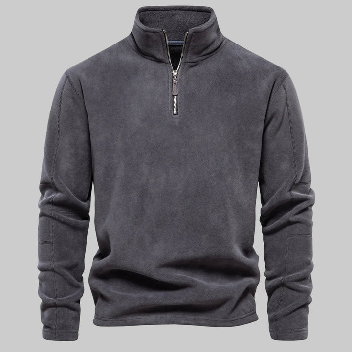Warm Fleece Softshell Pullover Sweatshirt