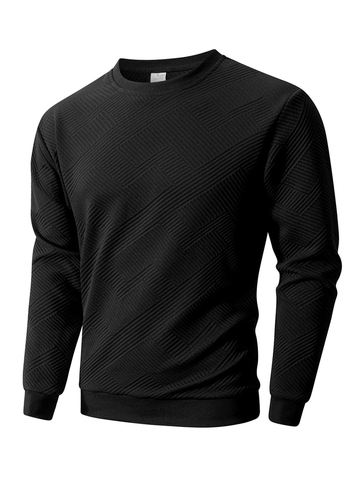 Basic Crew Neck Pullover Sweatshirt