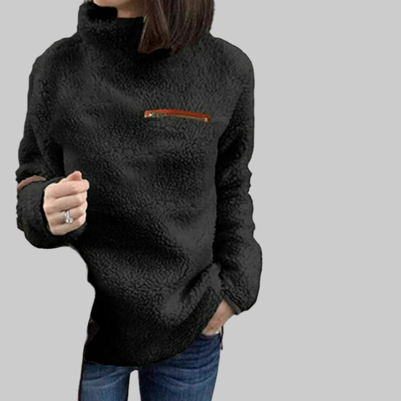 Ultra Cozy Solid Color Turtleneck Sweater
