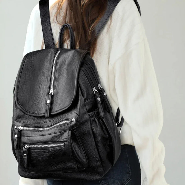 High-Quality Vintage Leather Backpack