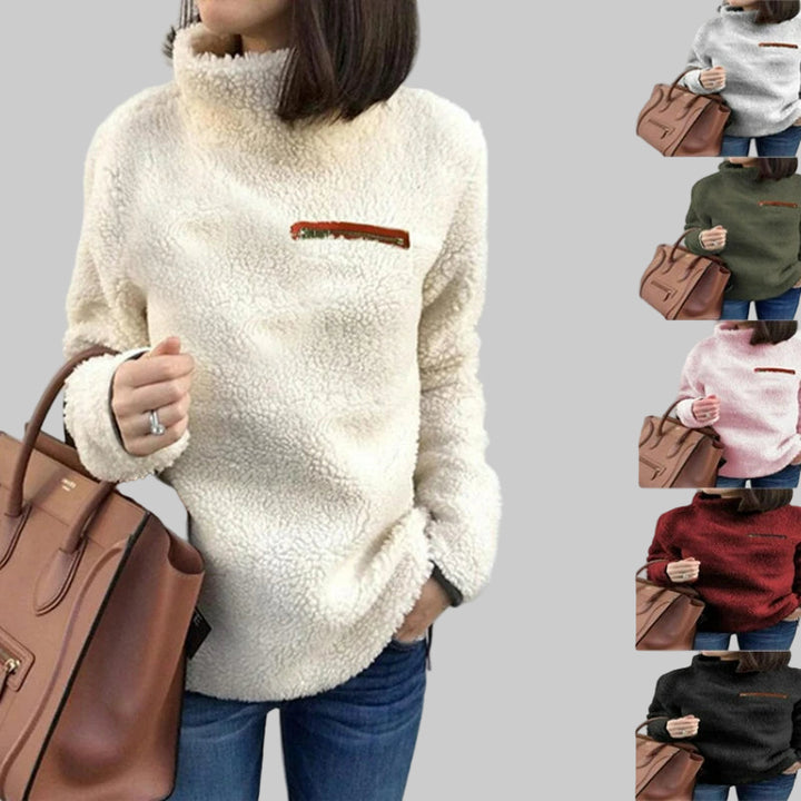 Ultra Cozy Solid Color Turtleneck Sweater