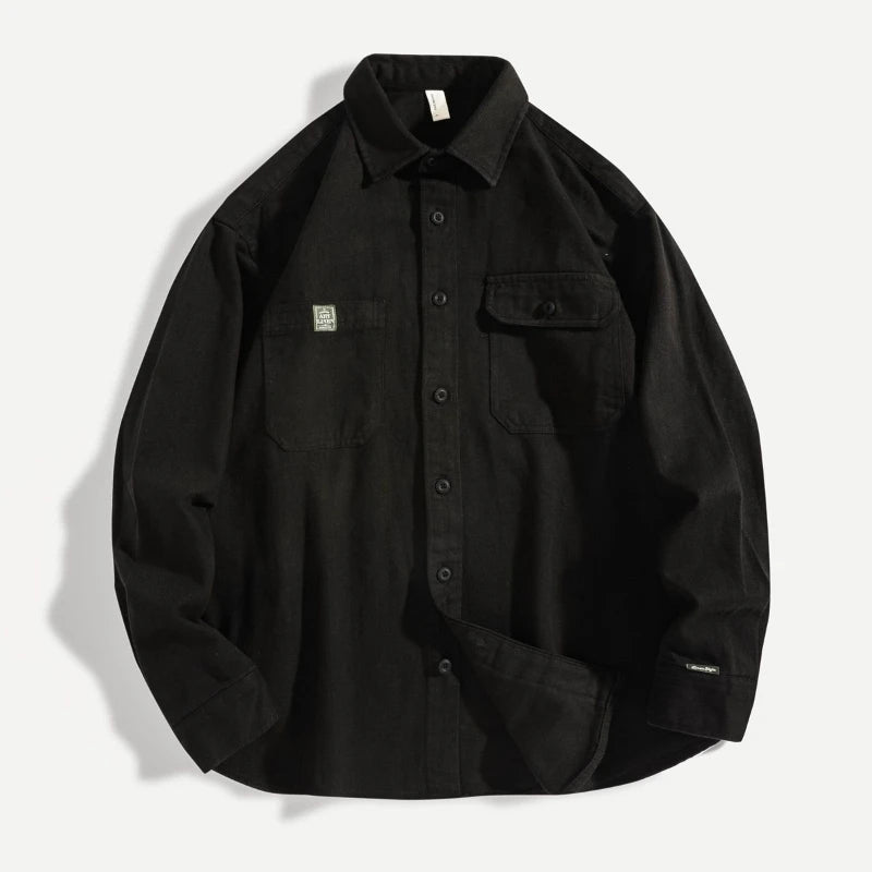 American Retro Workwear Men’s Multi-Pocket Shirt