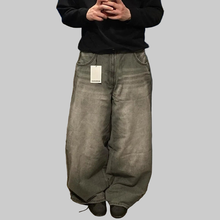 Harajuku Washed Baggy Jeans