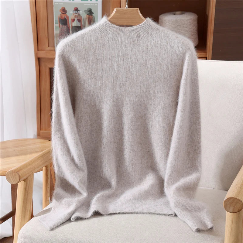 100% Mink Cashmere Autumn Winter Sweater