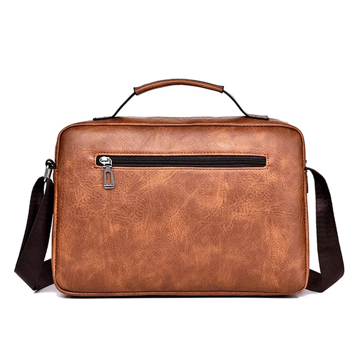 Crossbody PU Leather Business Shoulder Bag