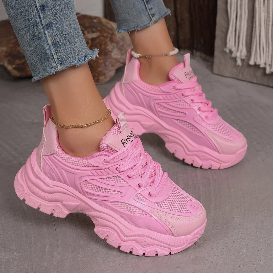 Chunky Mesh Breathable Sneakers