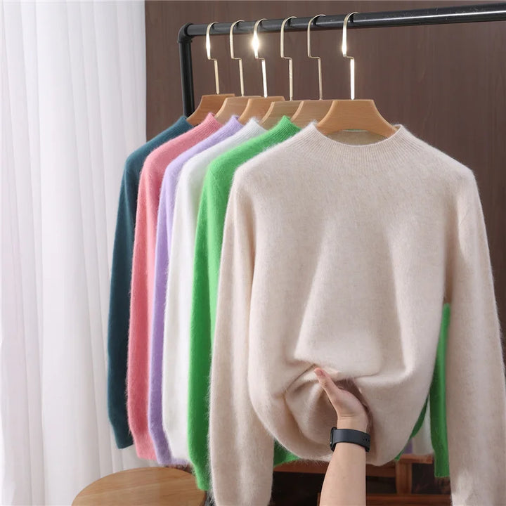 100% Mink Cashmere Autumn Winter Sweater