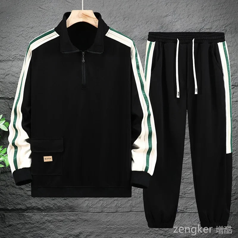 Autumn Leisure Sports Hoodie Set