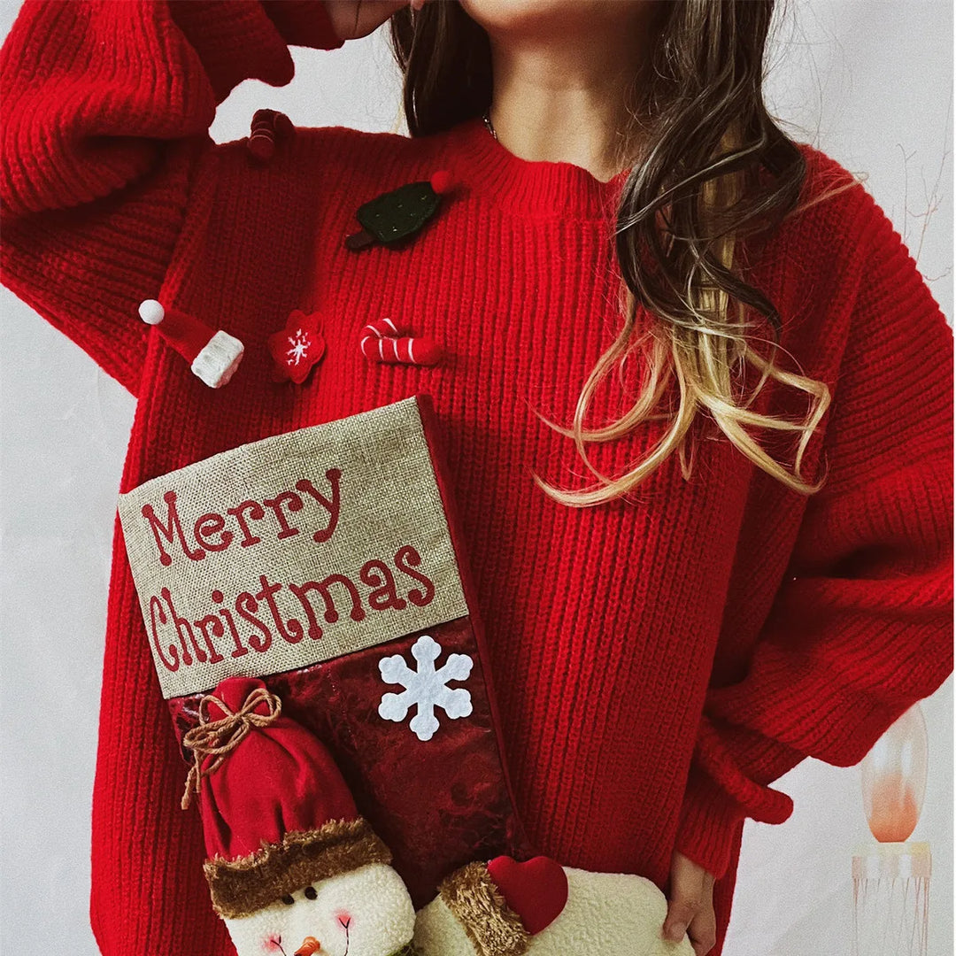 Pull Femme Casual Christmas Sweater