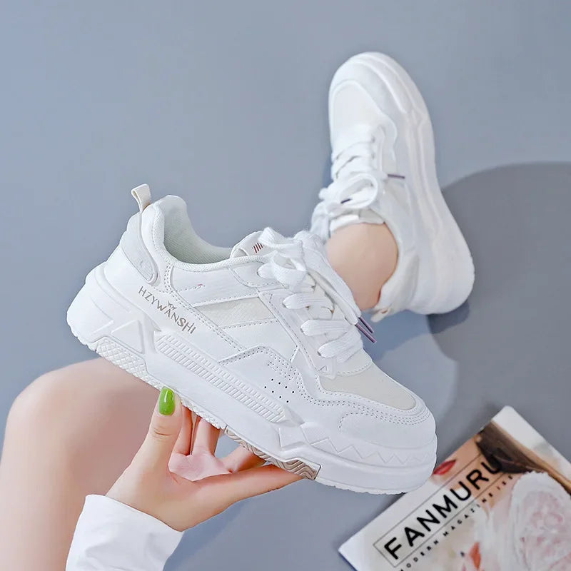 Breathable Non-Slip Vulcanized Platform Sneakers