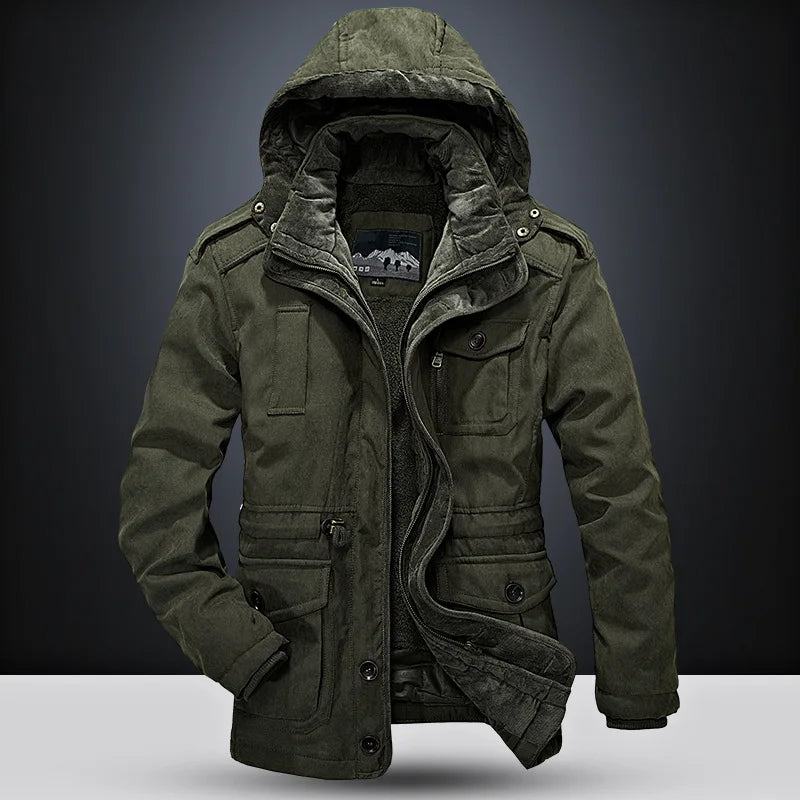 Thick Hooded Waterproof Warm Coat Winter Parka