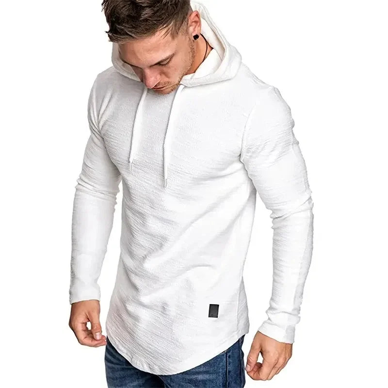 Lightweight Solid Color Breathable Hoodie