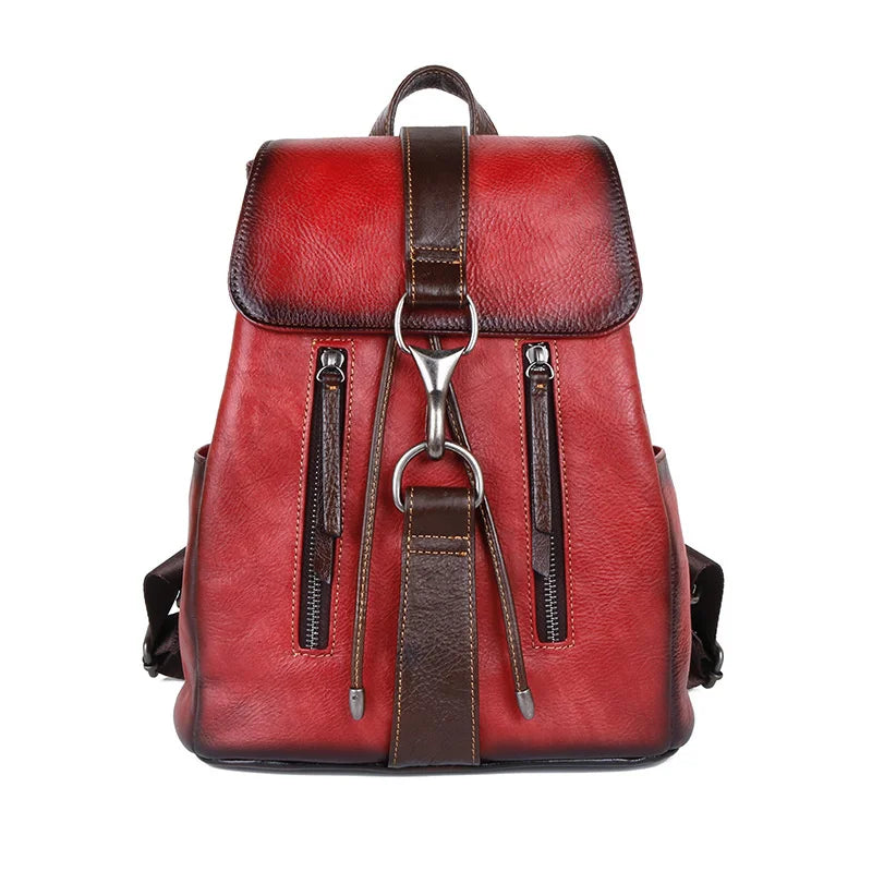 Genuine Leather Vintage Anti-Scratch Cowhide Shoulder Bag