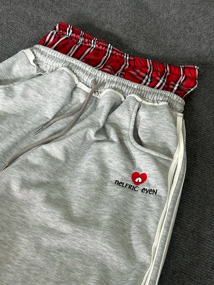 American Retro College-Inspired Loose-Fit sweatpants