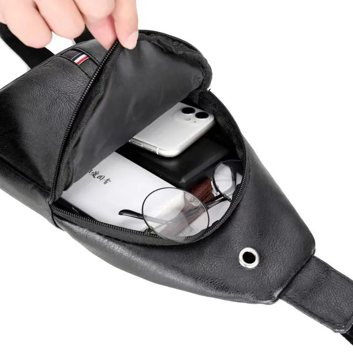 PU Leather Crossbody Sling Bag