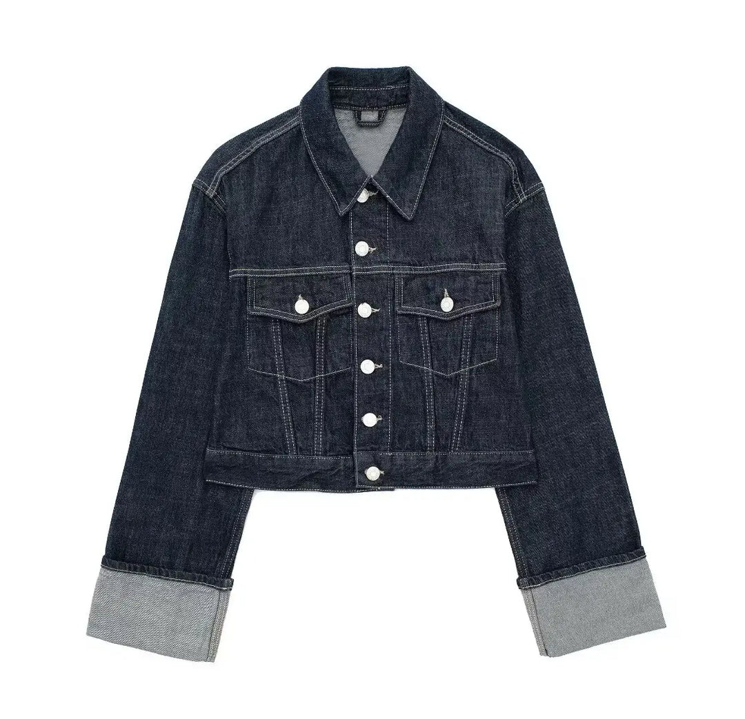 Autumn Vintage Denim Jumpsuit