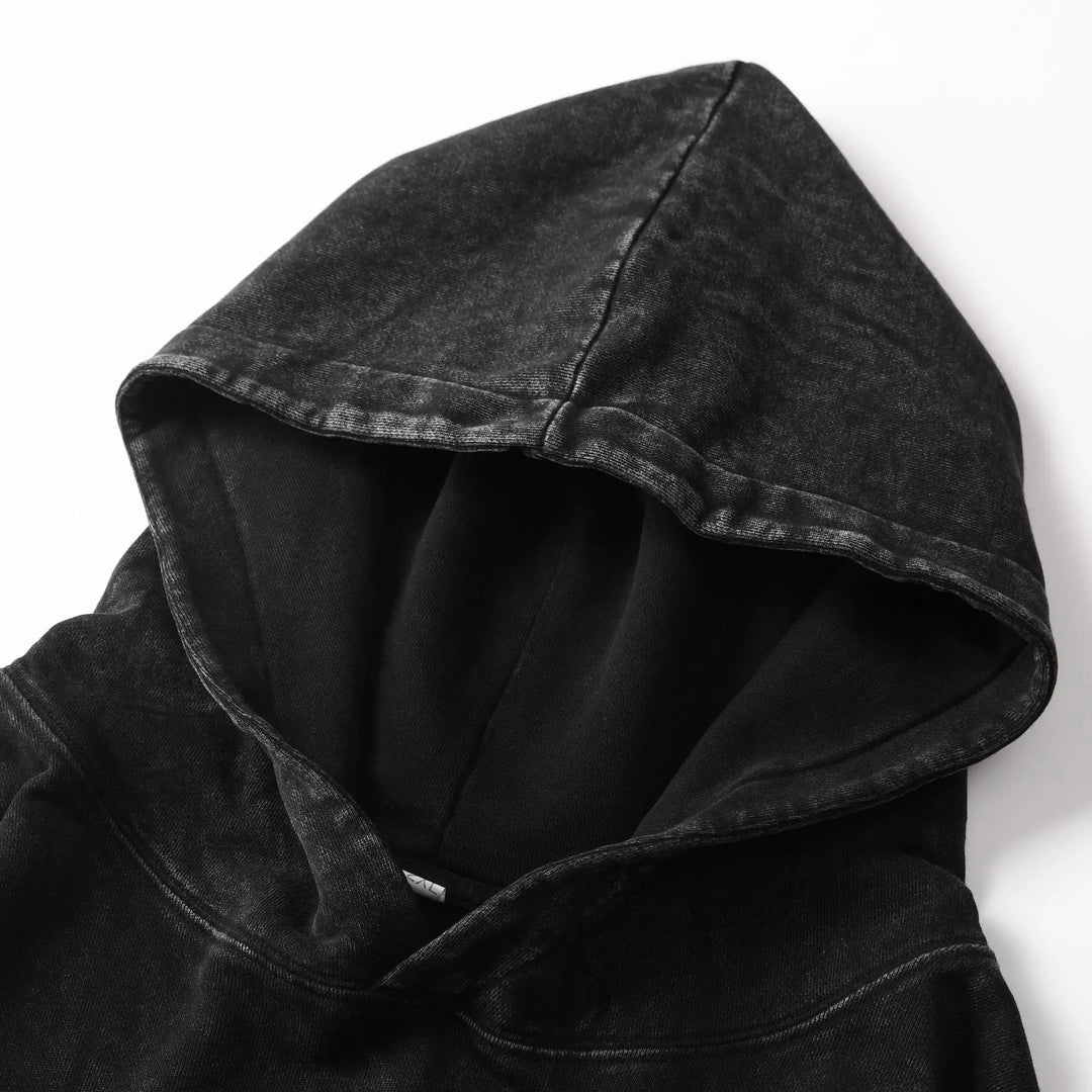 Retro Heavyweight 350gsm Washed Hoodies