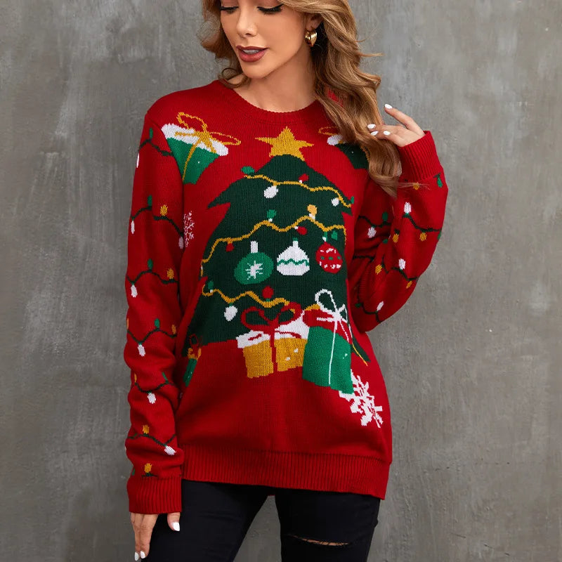 Winter Lazy Knitted Christmas Gift Sweater