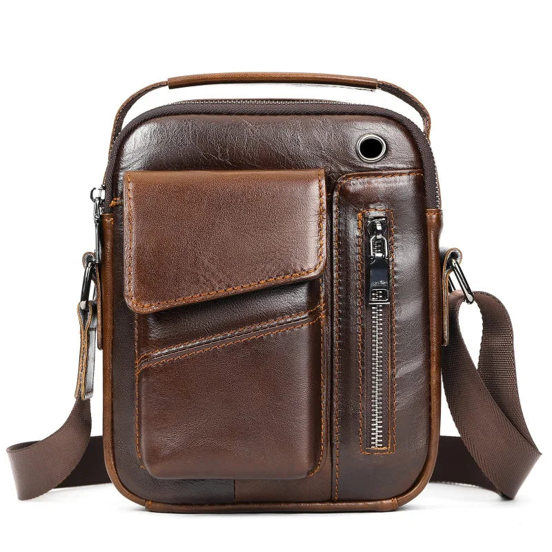 Cow Leather Crossbody Shoulder Bag