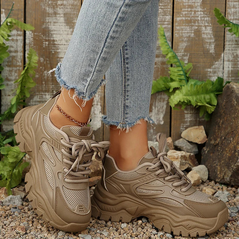 Retro Chunky Platform Sneakers
