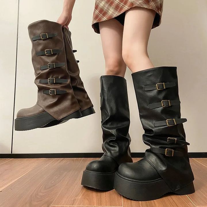 Stylish Winter Knee-High Boots
