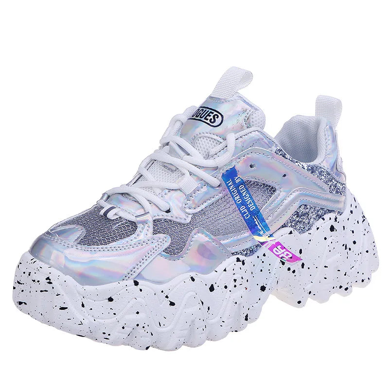 Bling Platform 6CM Chunky Sneakers