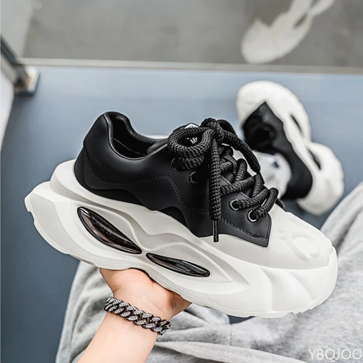 Versatile Breathable Thick-Soled Chunky Sneakers
