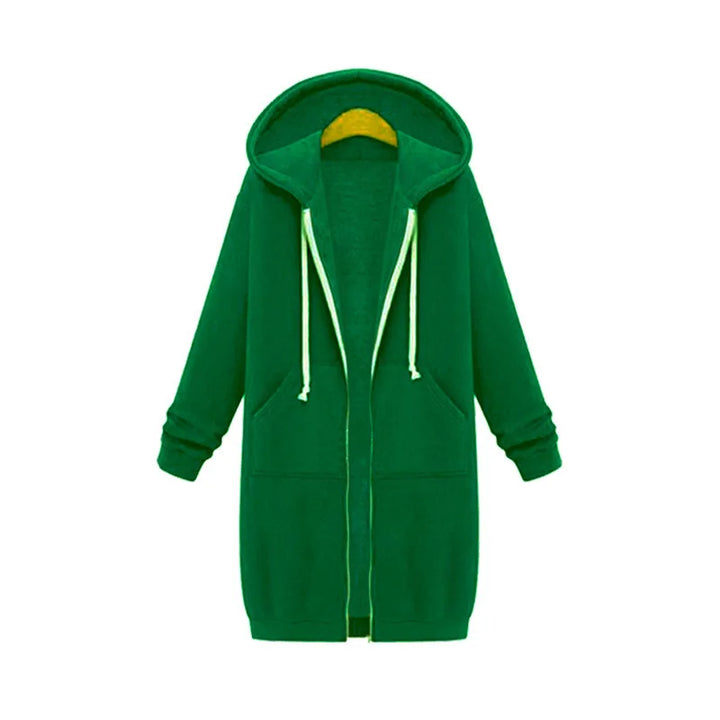 Hooded Long Thick Loose Sweatshirt