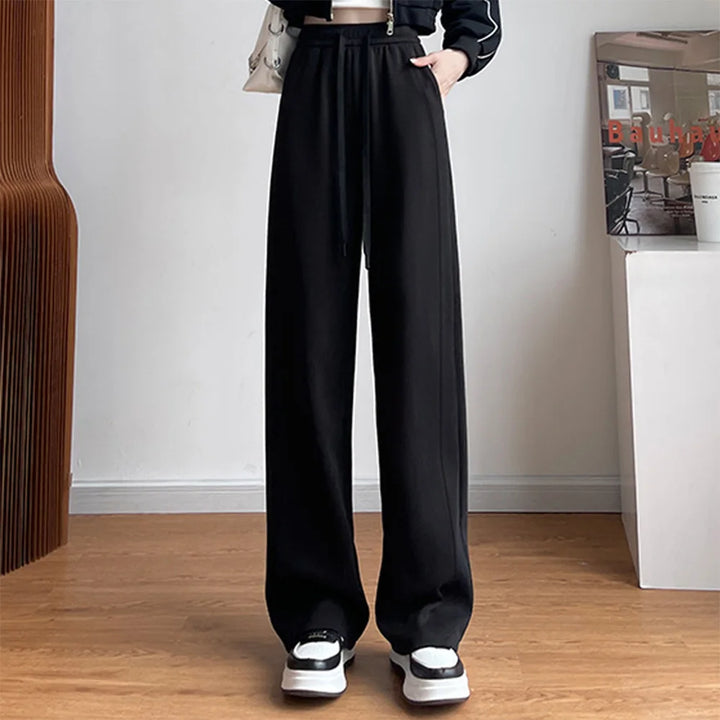 High-Waisted Casual Loose Fit Sweatpants