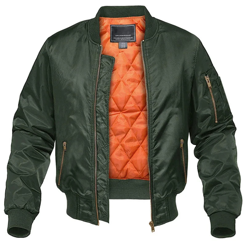GUNAR | Thick Warm Windproof Aviator Bomber Jacket