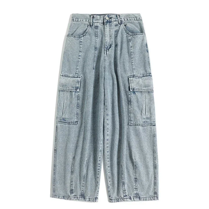 Oversized Hip Hop Style Cargo Baggy Jeans