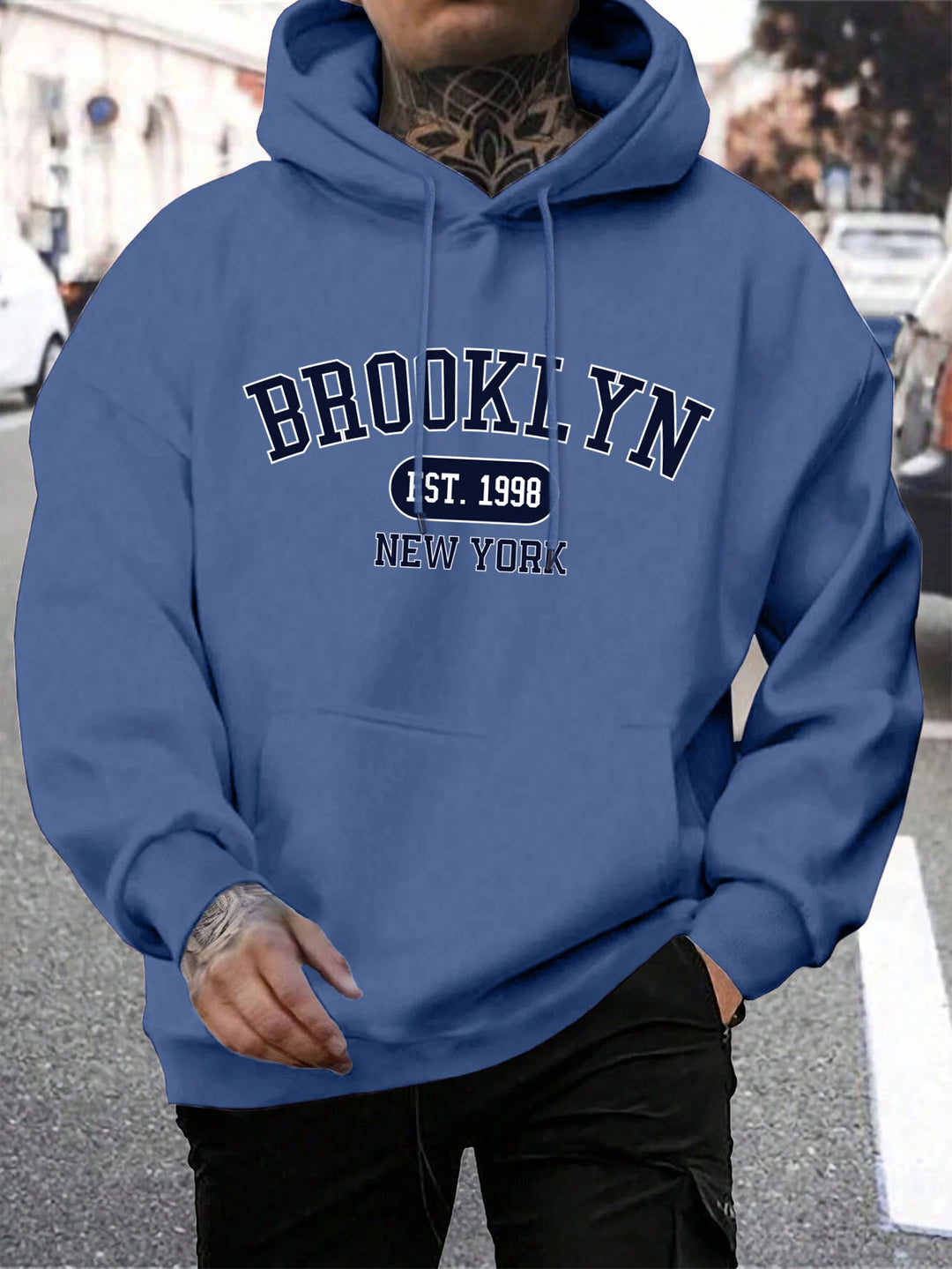 Brooklyn Est 1998 New York Oversized Hoodies