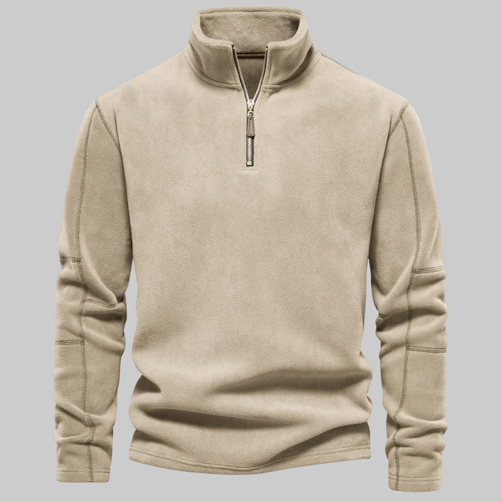Warm Fleece Softshell Pullover Sweatshirt
