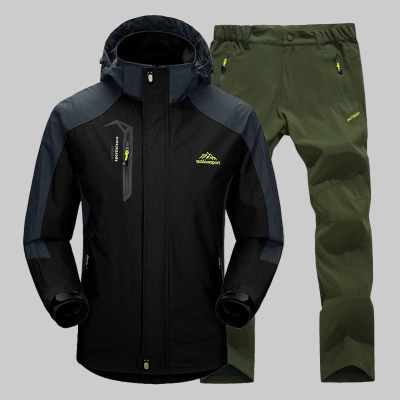 HIKNBEAR ™| Thermal Waterproof Hooded Hiking Suit.