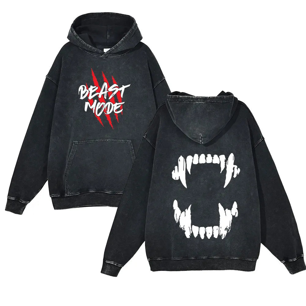 Harajuku Double Printed Hoodies