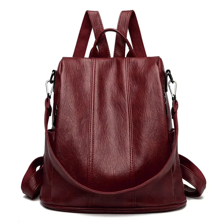 Anti-Theft Vintage Leather Fashion Backpack