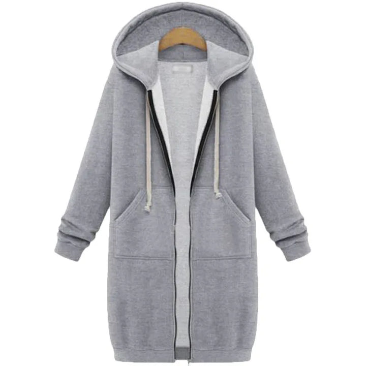 Hooded Long Thick Loose Sweatshirt