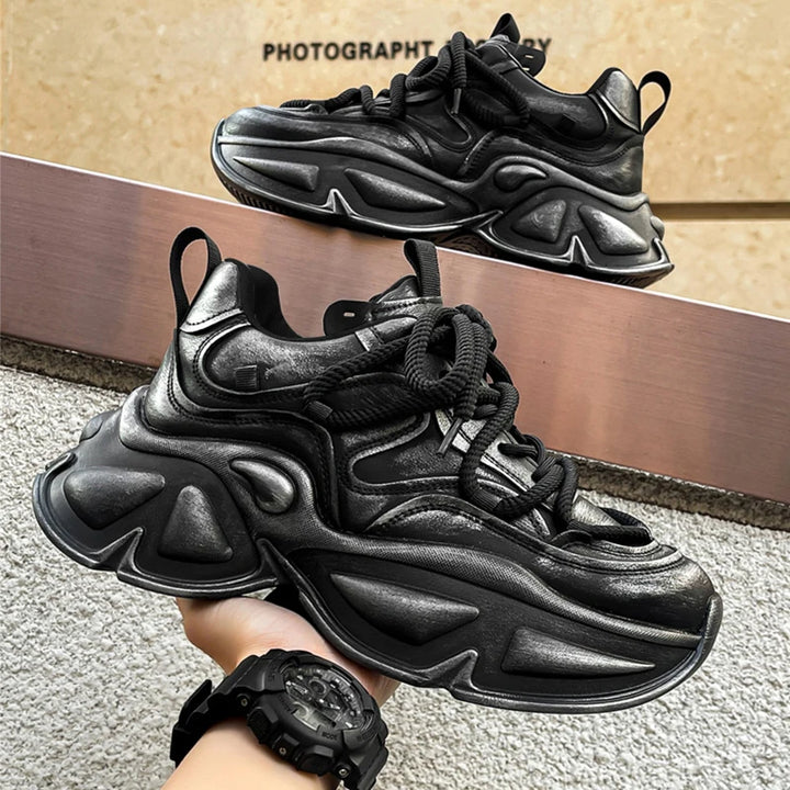 Trendy Wear Resistant Platform Chunky Sneakers