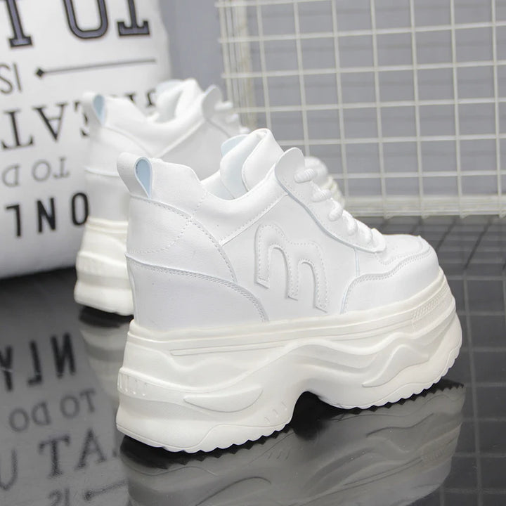 Leisure Luxury Thick Platform Chunky Sneakers